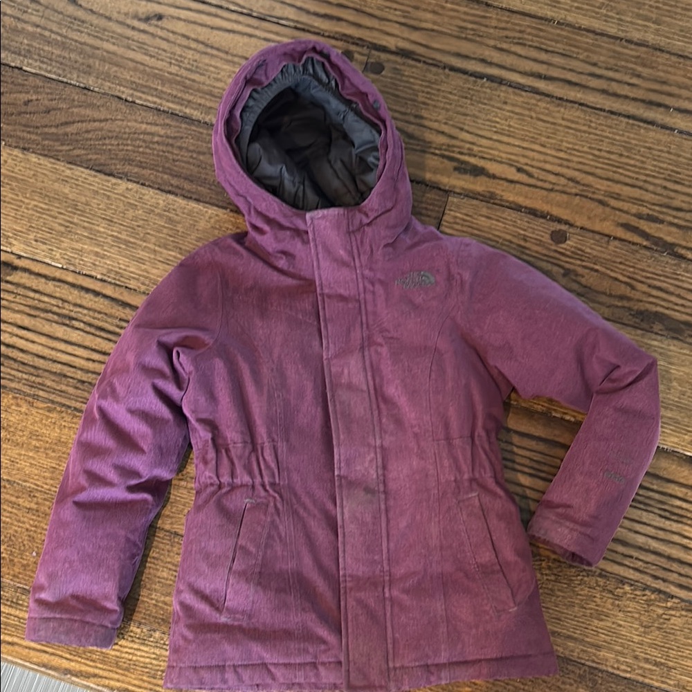 The North Face Kids Maroon Puffer Jacket